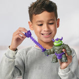 Heroes of Goo Jit Zu Stretch Strikers Deluxe Hero Pack Rock Jaw Sträckbar actionfigur med 20+ coola fightingutrustning Actionfigurer Naty Shop