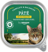 Livslångt av Amazon Katzenfutter, nass, Pastete mit Geflügel, 100 g, 16 Stück