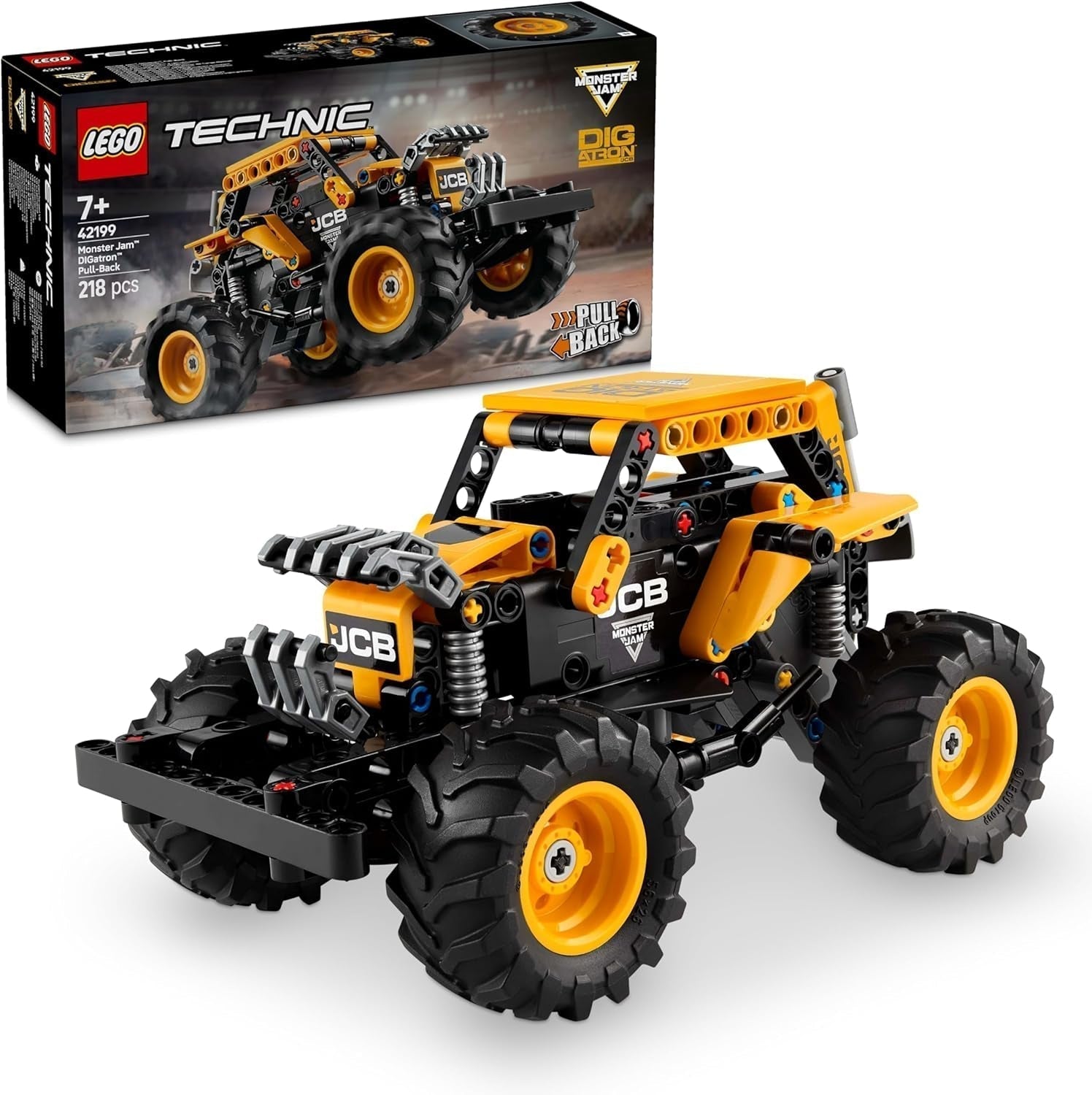 LEGO Technic Monster Jam Digatron, Monster Truck-lekset för barn, Byggleksaker för barn, pojkar och flickor från 7 år, presentidéer för Monster Trucks och Motorsportfans 42199 Byggset Besuche den LEGO-Store Standardtitel
