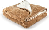 Emma Barclay Weighted Sherpa filt, 127 X 152 cm, Rödrosa Emma Barclay Taupe sängar och filtar 50X60" (127X152Cm)
