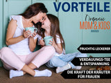 VITSTORM® BIO TEE Mom & Kids - Te för kvinnor och ammande - Rooibos, äpple, fänkål, citronmeliss, alchemilla, jordgubb - Avkopplande te - Fruktigt och gott - Koffeinfritt - Örtte 100 g