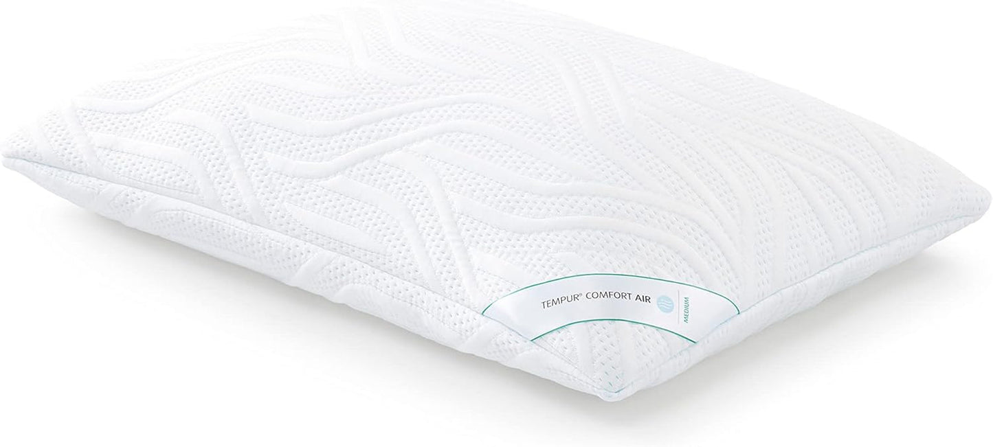 TEMPUR Comfort Air Medium sovkudde, Andningsbar kudde för varje sovställning, OEKO-TEX MADE in GREEN, medium fastness, 40 X 80 Cm Naty Shop Standardkuddar Medium
