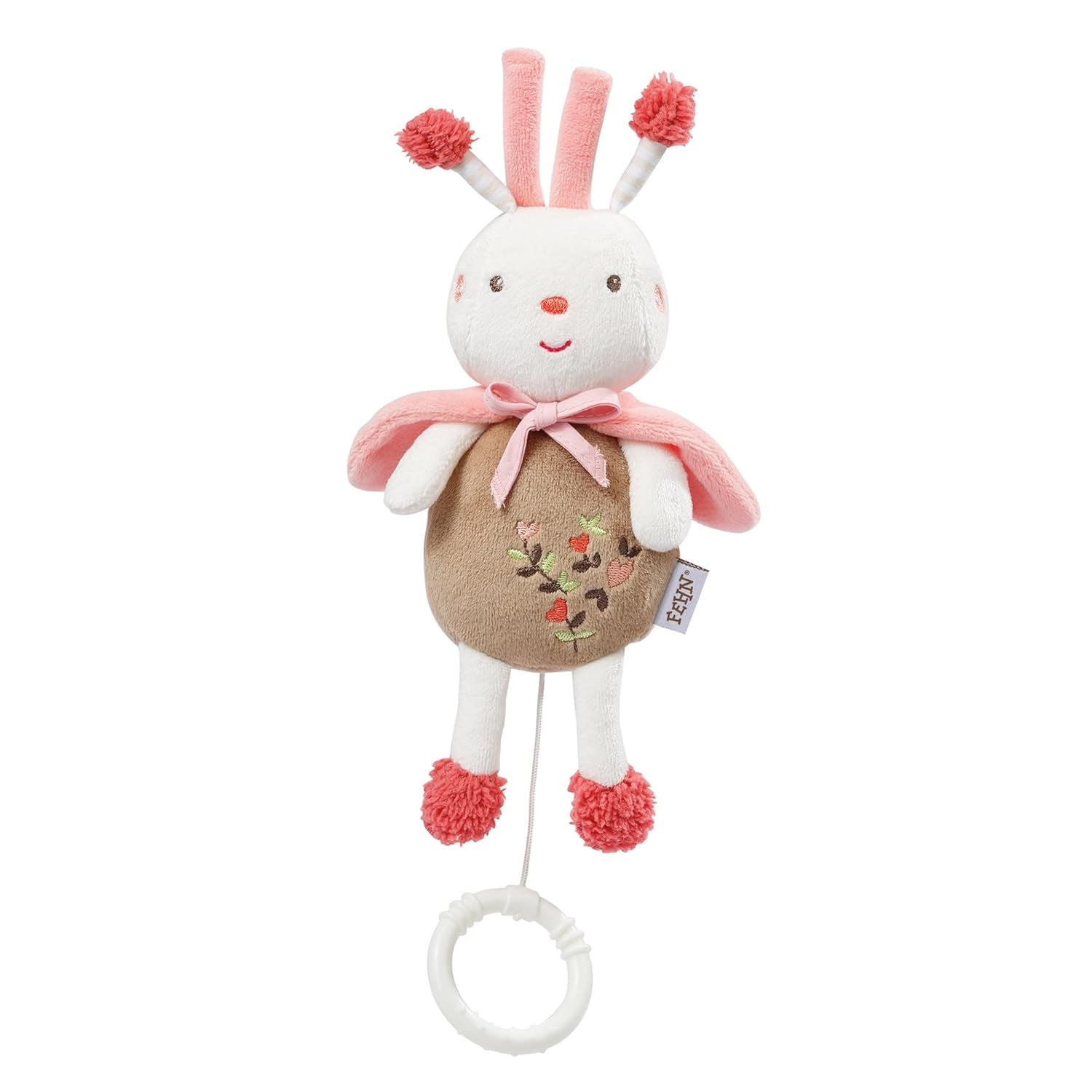 Fehn speldosa baby sömnhjälp får - plyschleksak med fäste - sömnhjälpslåt "Brahms vaggvisa" - barnleksak för resor och hem - musikleksaker för bebisar och barn Leksaker Bebe Naty Shop Bee