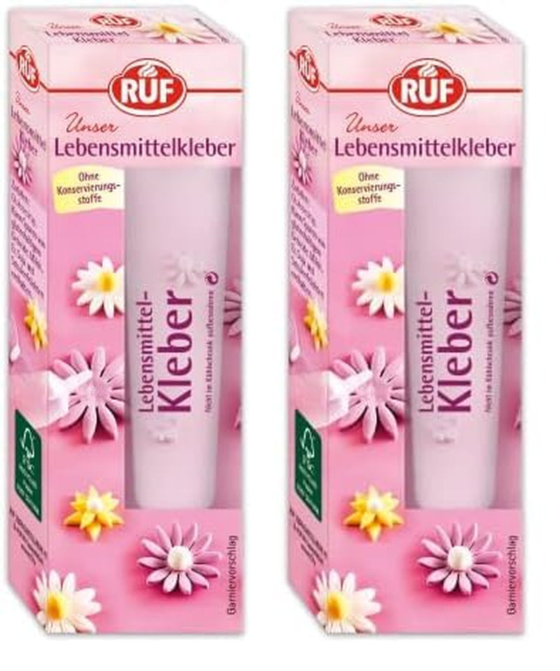RUF matfärgspennor Set med 8 säkra matfärgspennor för att måla och skriva på fondant och liknande sockerpennor med 2 tips vardera