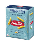 Barilla Penne Rigate glutenfri pasta gjord av läcker majs och ris - perfekt för personer med celiaki eller glutenintolerans (14 x 400g)
