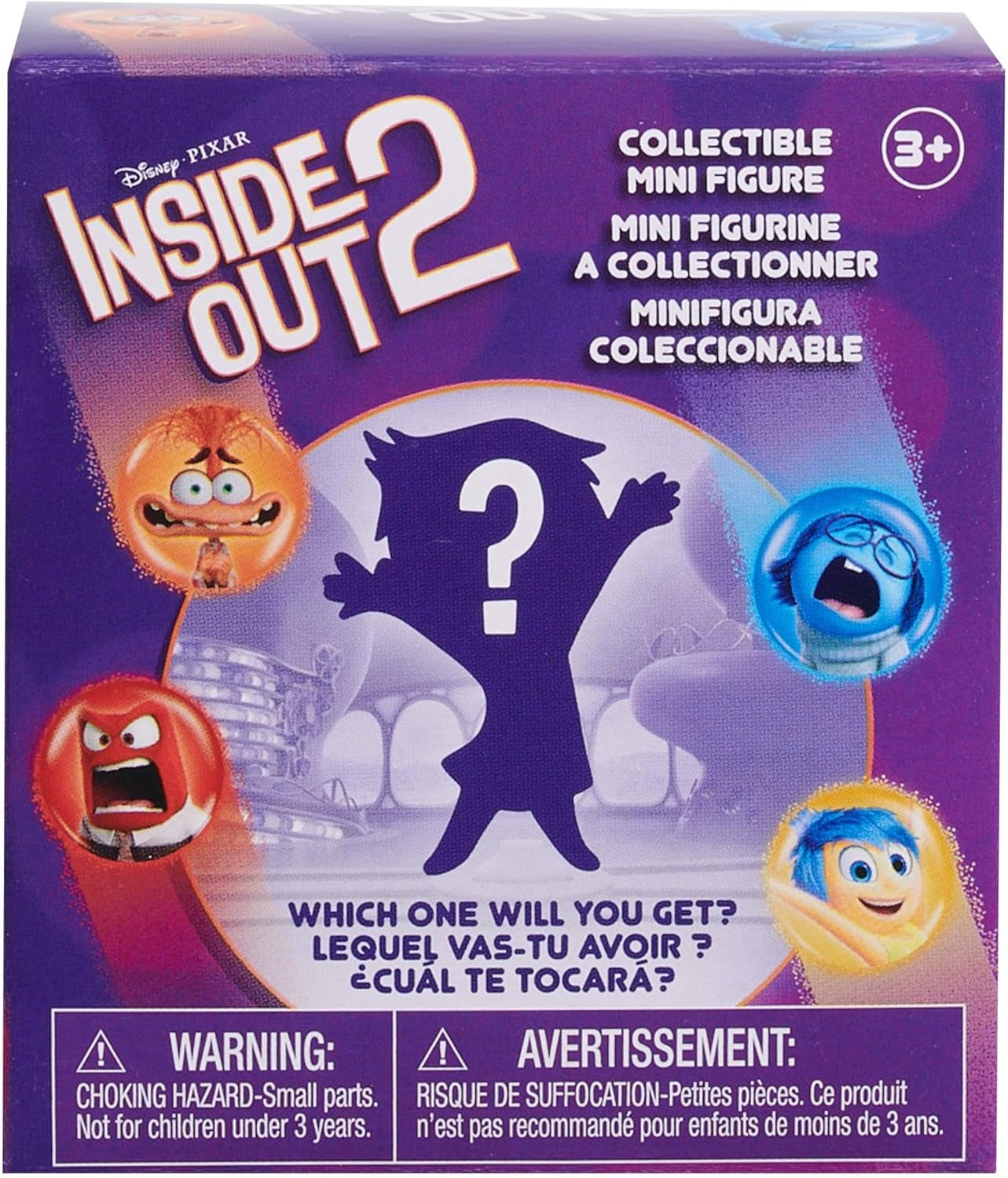 Spela bara Disney och Pixar inifrån och ut 2 minifigurer Samlarfigurer 2,5 cm till 6,4 cm höjd Leksaker för barn från 3 år och uppåt Actionfigurer Naty Shop
