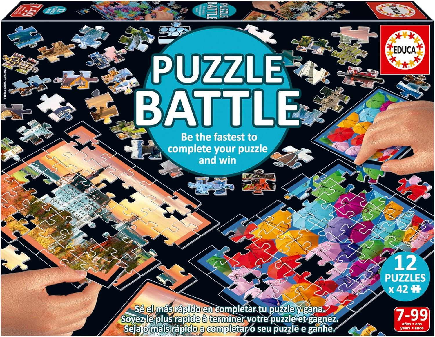 Educa - Pussel Battlescapes. En autentisk strid mellan bitarna | Var den första att slutföra pusslet för att bli vinnaren. Från 7 år (20121) Puzzle Naty Shop Travels