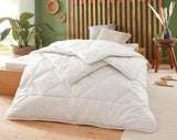 Badenia Trendline Eco Quilt Camel Lättvikt 155 X 220 Cm, vit, Oeko-Tex certifierad, tillverkad enligt tysk kvalitetsstandard Täcken och täcken Naty Shop 155 X 220 Lätt sommarfilt
