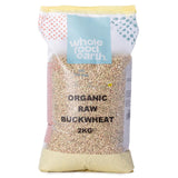 Wholefood Earth Organic Bovete - 3 kg - Icke-GMO - Vegansk - Hög i fiber - Certifierad organisk