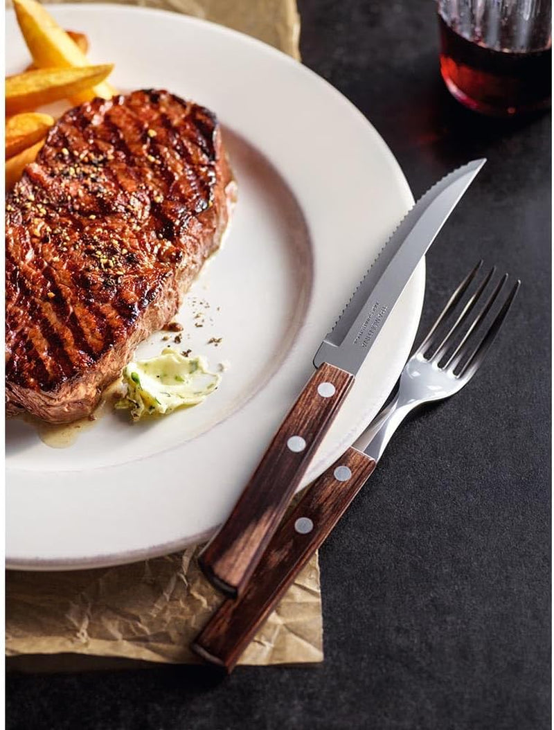 Tramontina 14-delad grillbestickset i rostfritt stål Steakbestick Grillset Kök Naty Shop