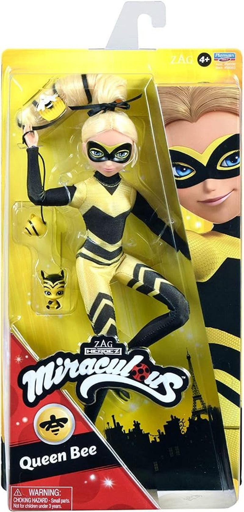 Bandai - Miraculous Ladybug - Doll Marinette Color Change Surprise - Leddocka Miraculous, 26 Cm + 3 överraskningar - Slumpmässig modell - P50390 Dolls Naty Shop Queen Bee