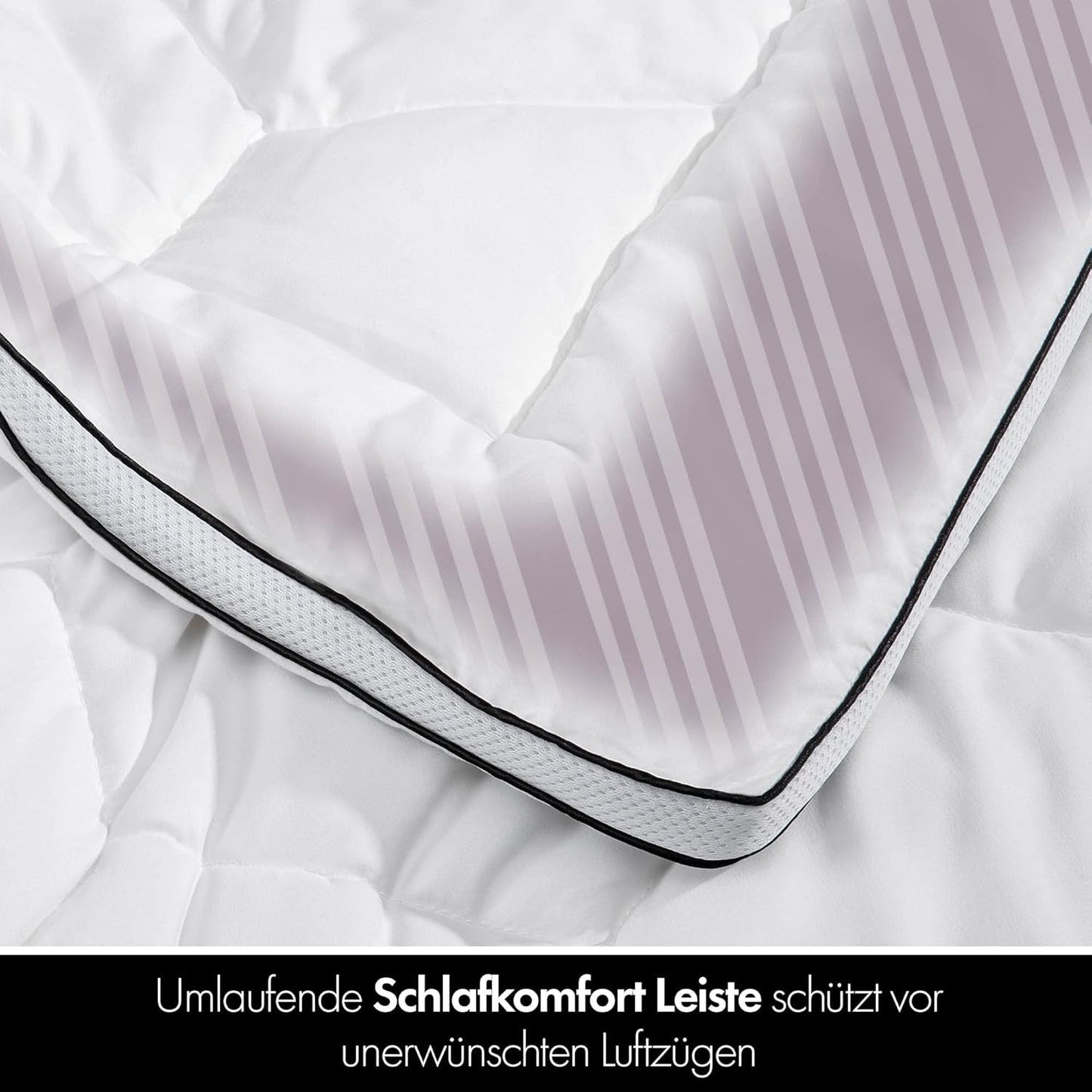 All Seasons Quilt 135X200 - Lätt 135X200 Quilt - Andningsbart och tvättbart och 100 % veganskt - Climate Mesh Quilt och Comfort Band för att sova - 800G Fyllning Quilts and Quilts Naty Shop