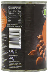 - Bruna kikärtor (på burk), förpackning om 12 st (12 x 400 g)
