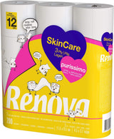 Renova Skincare Purissimo toalettpapper, 12 rullar, vitt