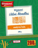 Udon nudlar DIAMOND, snabb och enkel beredning, vegetarisk, vegan - 1 x 200 g