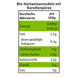 Freche Freunde Ekologiska grönsaksnudlar 'morot' 25 % grönsaksinnehåll Vegansk 6-pack (6 x 300 g)