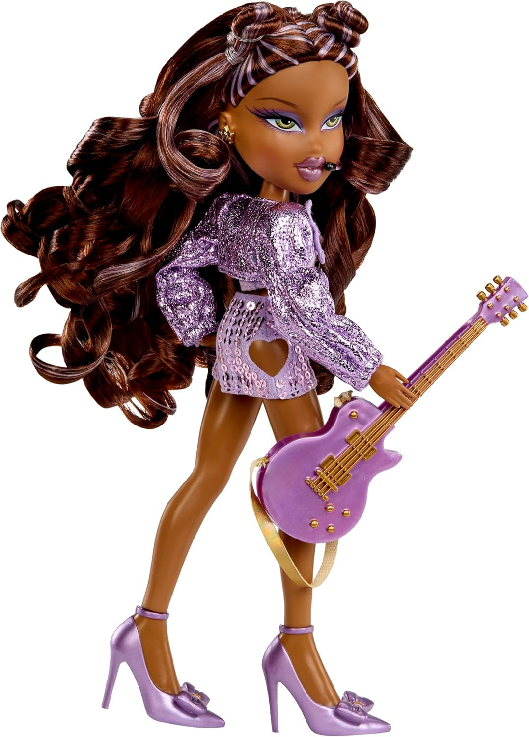 BRATZ Pop Starz Sasha – Modedocka med samlarnyckelring, outfit och musiktillbehör