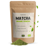 Komplettera Matcha 90 gram ekologiskt - Högsta kvalitet pulveriserat grönt te - Ingen bambuvisp och tråd - Culunary - Nybörjarset - Latte - Visp - Japan - Pulver - Te - Tråd - Påse - Smoothie