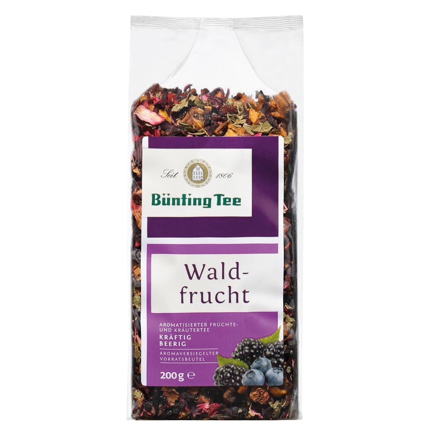 Bünting Waldfrucht förpackning om 3 – löst fruktte – 3 x 200 g