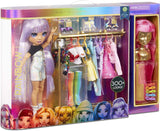 Rainbow High 571049 Fashion Studio - Exklusiv docka med kläder, accessoarer och 2 glänsande peruker - Skapa över 300 outfits!