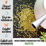 ORIGEENS BIO YERBA MATE MED CITRON OCH INGEFÄRA 200 G - Det energigivande teet I Ekologiskt Yerba Mate-te, orostat, blad, utan stjälkar och damm