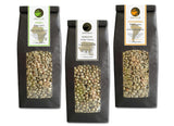 Råkaffe - Grönt kaffe Kenya, Indien, Brasilien (reducerat paket gröna kaffebönor 3x500g) - GMP-certifikat