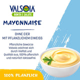 Äggfri sojaväxtbaserad majonnäs, idealisk för veganer och vegetarianer, mångsidig i köket, 4 x 150 ml