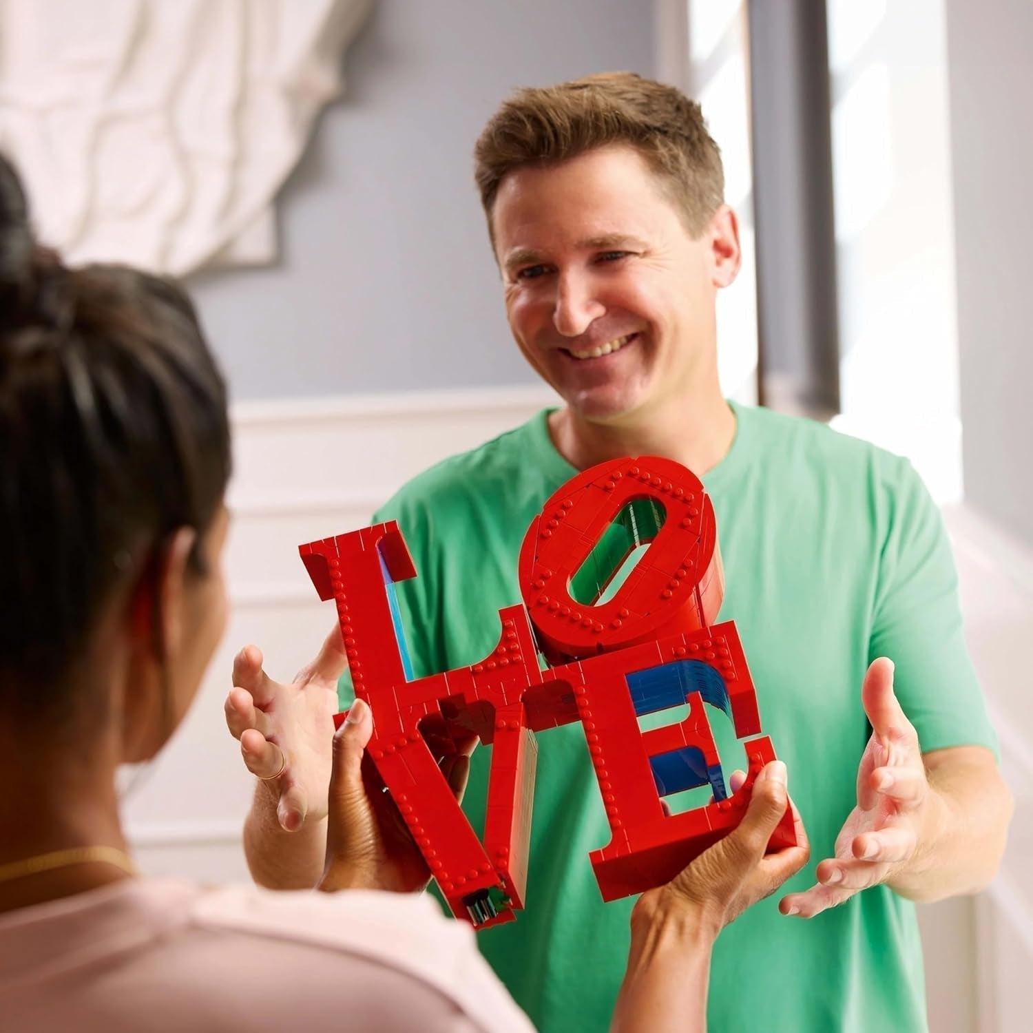 LEGO Art Love Byggset för vuxna Heminredning Alla hjärtans dag och Mors dag Present för kvinnor och män Kreativ aktivitet för konst- och designälskare 31214 Byggset Besuche den LEGO-Store
