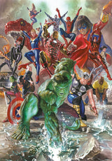 Clementoni Marvel Pussel 500 bitar Vuxna - Vuxenpussel i 49 X 36 cm - Utmanande vuxenpussel från Clementoni 35546 Puzzle Naty Shop