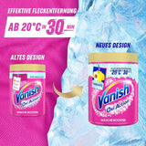 Vanish Oxi Action Powder Pink - 1,125 kg - klorfritt fläckborttagning och tvättförbättringspulver - för färgad tvätt Tvättmedel Naty Shop