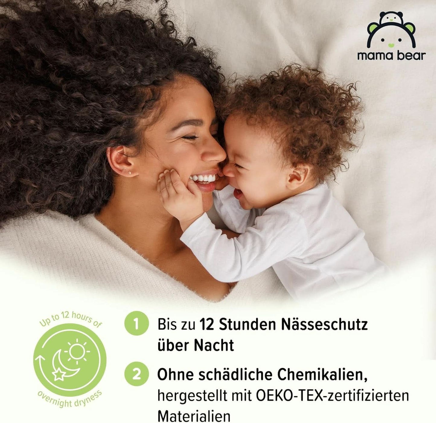 Blöjor Mama Bear Disney Ultra Dry storlek 4 (8-14 kg), vit, 84 st (1 förpackning) Naty Shop