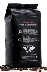 DJÄVELSTEK | Kaffebönor 1KG | Extremt starkt kaffe | Kaffe med hög koffeinhalt | Premium robusta från
