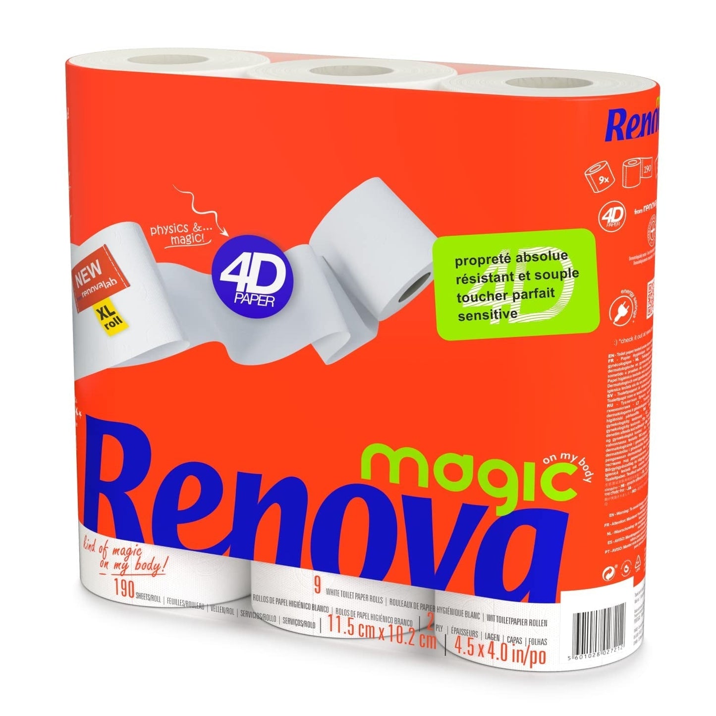 Renova toalettpapper - 9 rullar