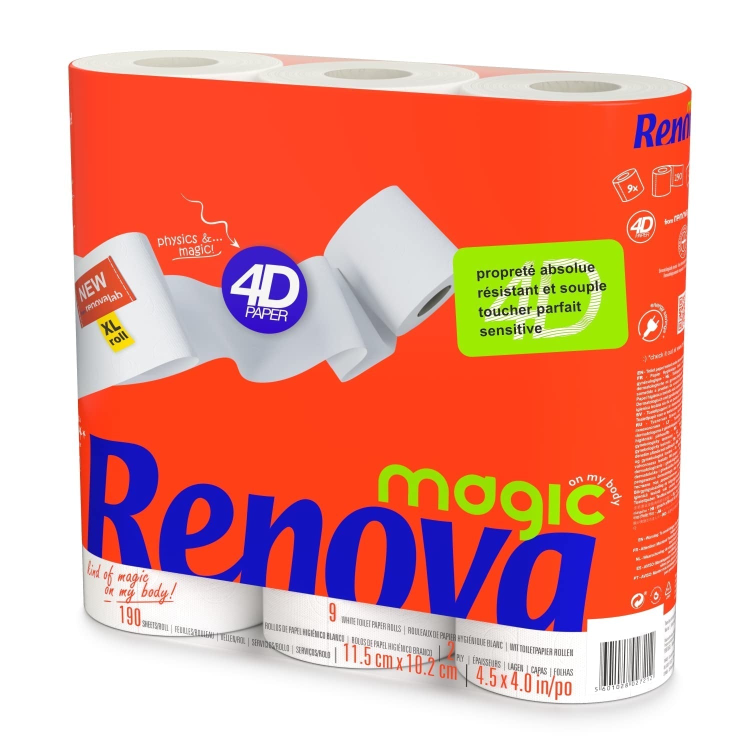 Renova toalettpapper - 9 rullar