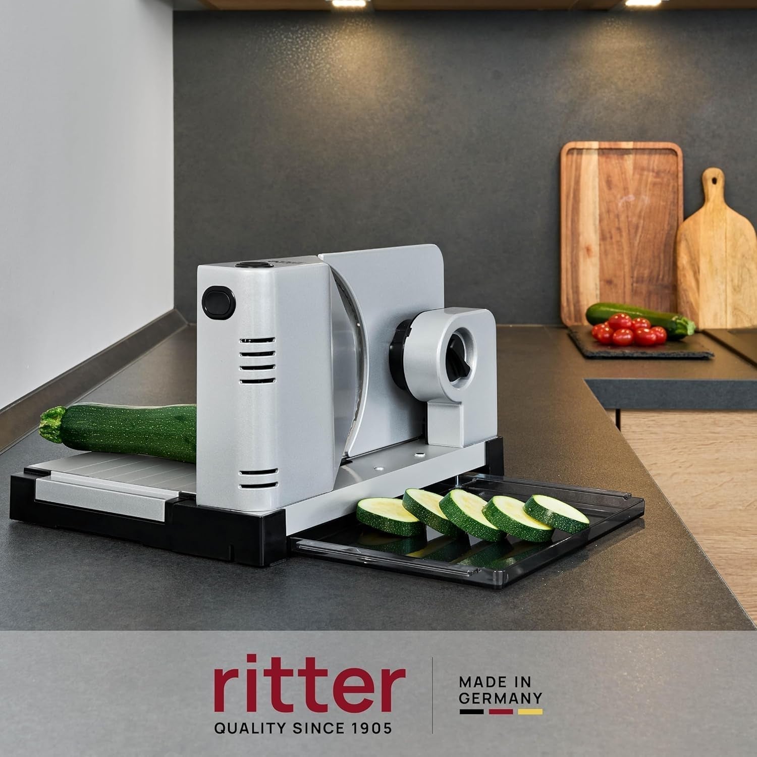 Ritter Icaro 7, multifunktionell elektrisk skärmaskin Rasnite och Slicers Naty Shop