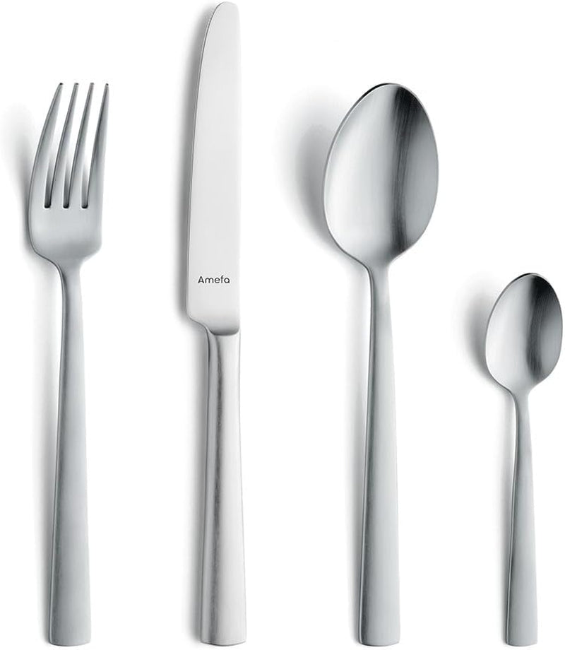 Amefa Ventura bestickset 6 personer, 24 delar, rostfritt stål 18/0, kök Naty Shop