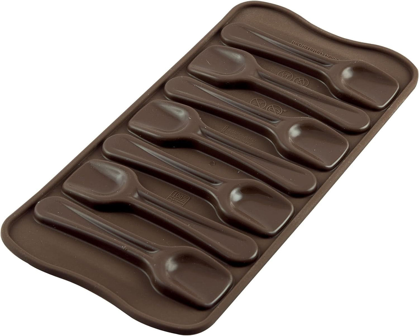 Silikomart 199194, för chokladpraliner, vintermotiv Kitchen Naty Shop Spoon