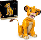 Lego Ç€ Disney Simba Den unge lejonkungen Kreativ djurfigur Samlarobjekt Byggleksak Avkopplande aktivitet för vuxna Presentidé för kvinnor 43247 Byggset Besuche den LEGO-Store Standardtitel