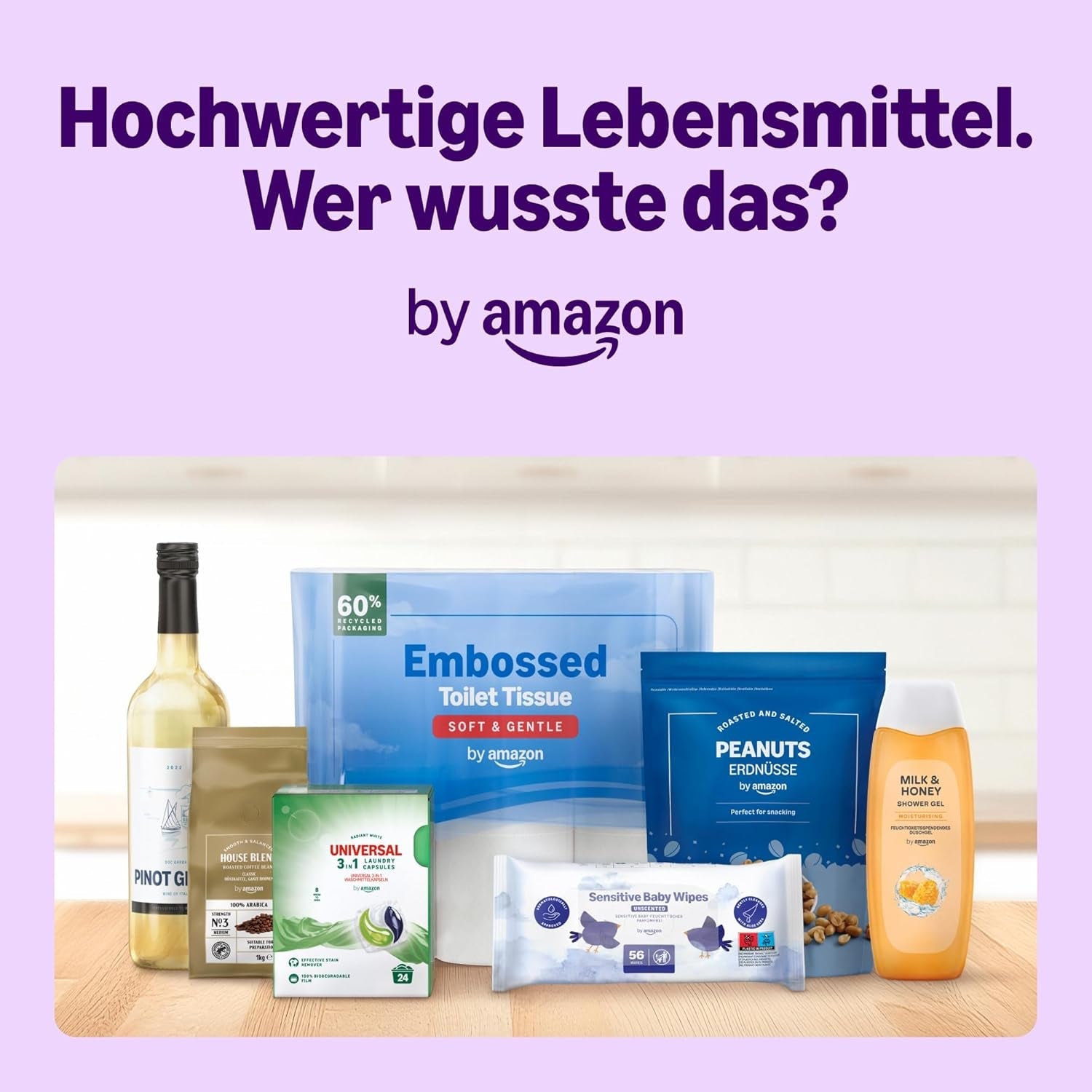 av Amazon Sensitive Baby Tücher, Unparfümiert, 1008 Feuchttücher, 18er-Packung á 56 Stück (Zuvor eine Marke von Mama Bear, gleiches Produkt)