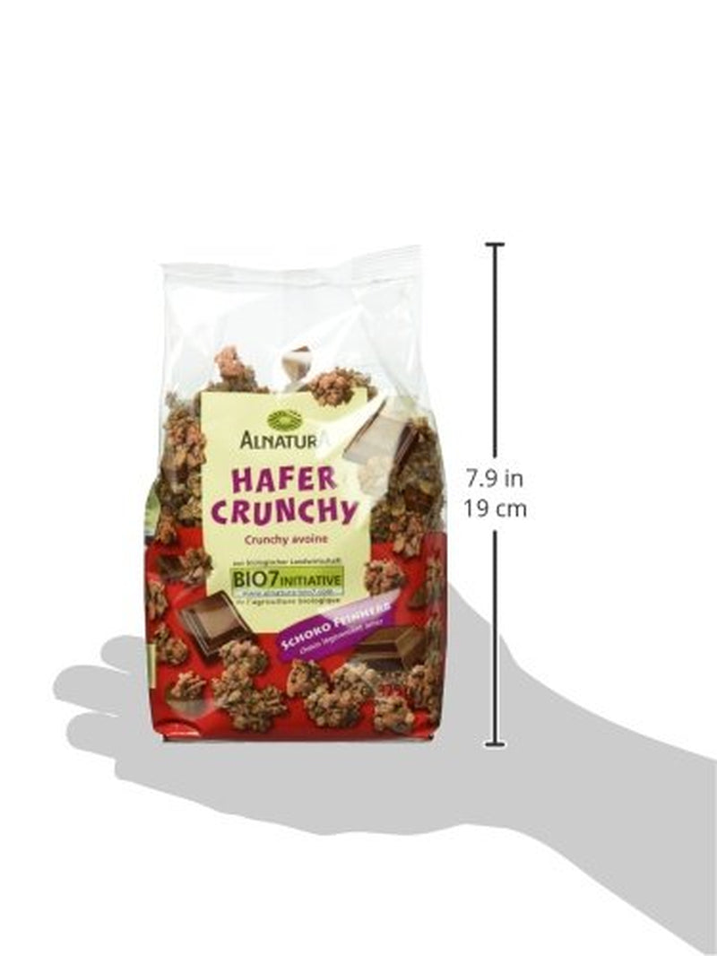 Krispiga havrekakor med ekologisk choklad, 375g