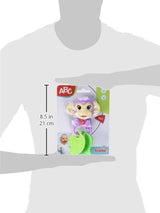 Simba 104010192 - ABC monkey musikalisk skallra, 2 sensoriska element, med musikalisk funktion, 17cm, leksak för barn, från 6 månader Baby Toys Naty Shop