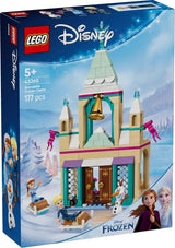 LEGO Ç€ Disney Frozen Arendelle Castle, Prinsessleksak med ELSA, Anna och Olaf minidockor och en pingvinfigur, Fantasy-lekset, present till 5-åriga flickor 43265 Byggset Besuche den LEGO-Store