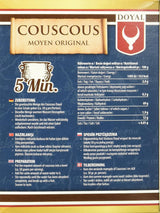 Couscous – Lätt och fluffig couscous med lätt nötsmak – En typisk nordafrikansk specialitet – 1 x 500g