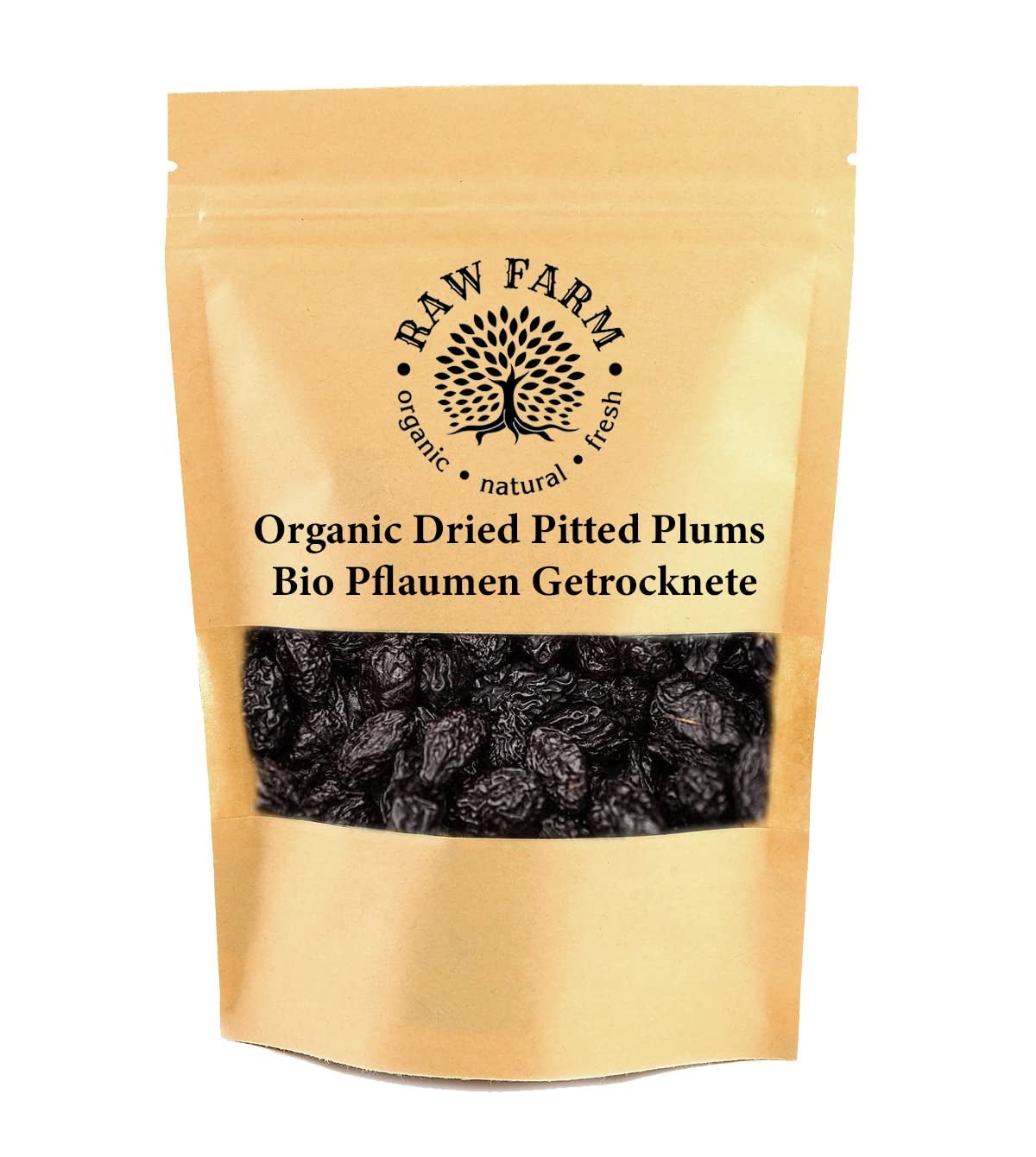 1 kg ekologiska torkade plommon utan gropar, utan fukt, utan tillsatser, utan konserveringsmedel, alla naturliga Torkade produkter Naty Shop Standardtitel