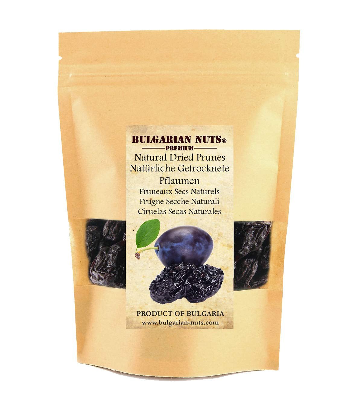 1 kg Naturligt torkade plommon, urkärnade, inga tillsatser, inget socker, inga sötningsmedel, inget konstgjort, från bulgariska fruktträdgårdar Torkade produkter Naty Shop Standardtitel