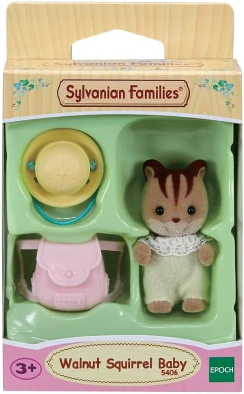 Sylvanian Families 5406 Walnut Squirrel Baby - Dollhouse Figures Naty Shop Dolls