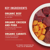 Lily's Kitchen Naturlig ingrediens Våt vuxenmat för katter med flera brickor Organisk fläckfri spannmål 4 x (8 x 85 g)