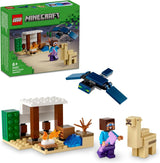 LEGO Minecraft Steve's Desert Expedition, Boys & Girls Videospelset, Steve Biome, House, Figures and Camel Toy, Gamer Present för 6 år gammal 21251 Byggset Besuche den LEGO-Store Standardtitel