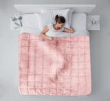 Emma Barclay Weighted Sherpafilt, 127 X 152 cm, Blush Pink Emma Barclay sängar och filtar
