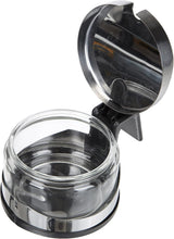 Classic Shaker, 250 ml, med sked, rostfritt stål, silver/transparent, 13 x 10 x 9 cm, 2 st.